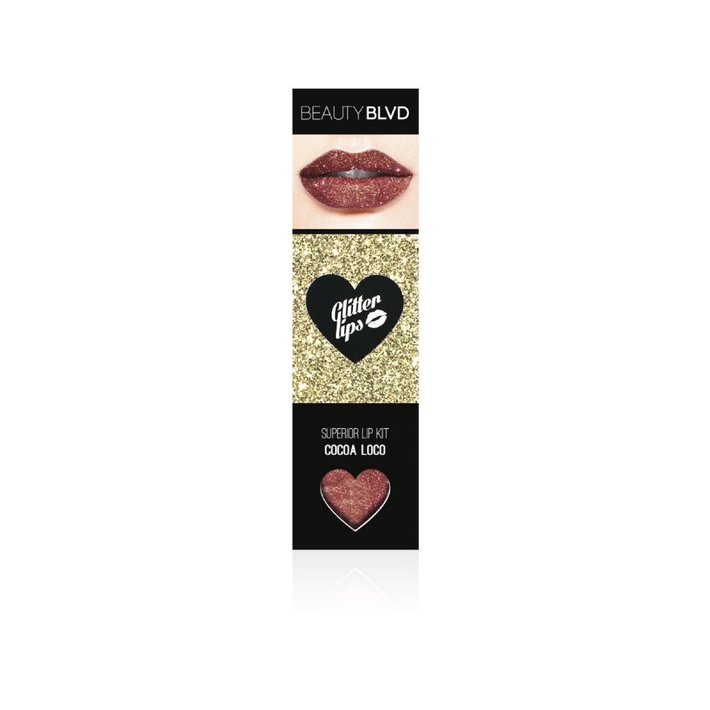 Glitter Lips in Cocoa Loco, Box