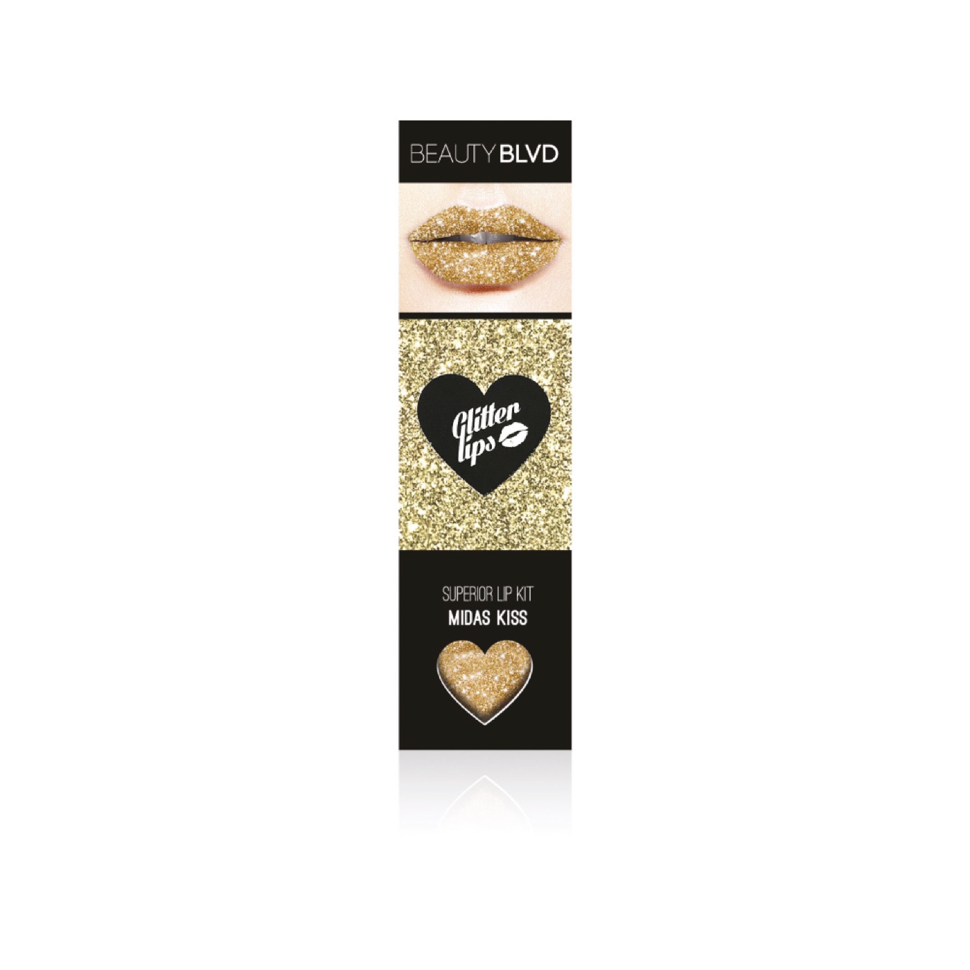 Glitter Lips in Midas Kiss, Box