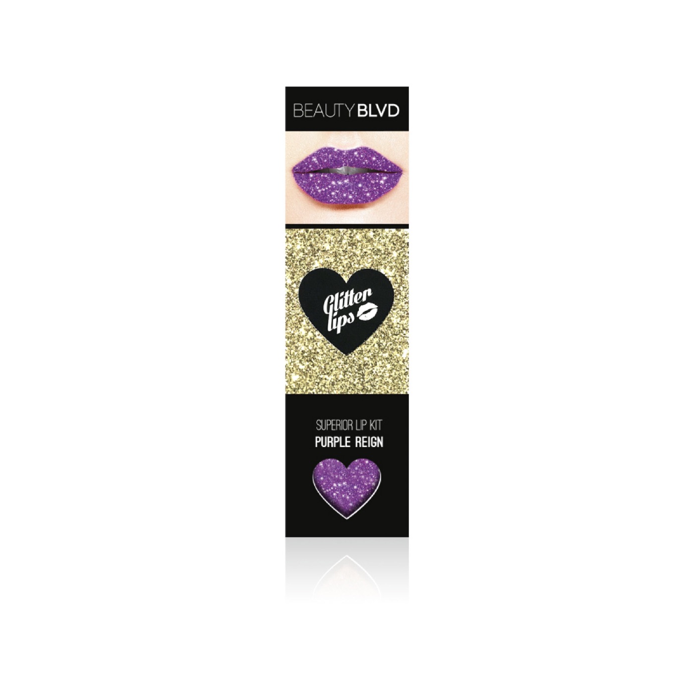 Glitter Lips in Purple Reign, Box