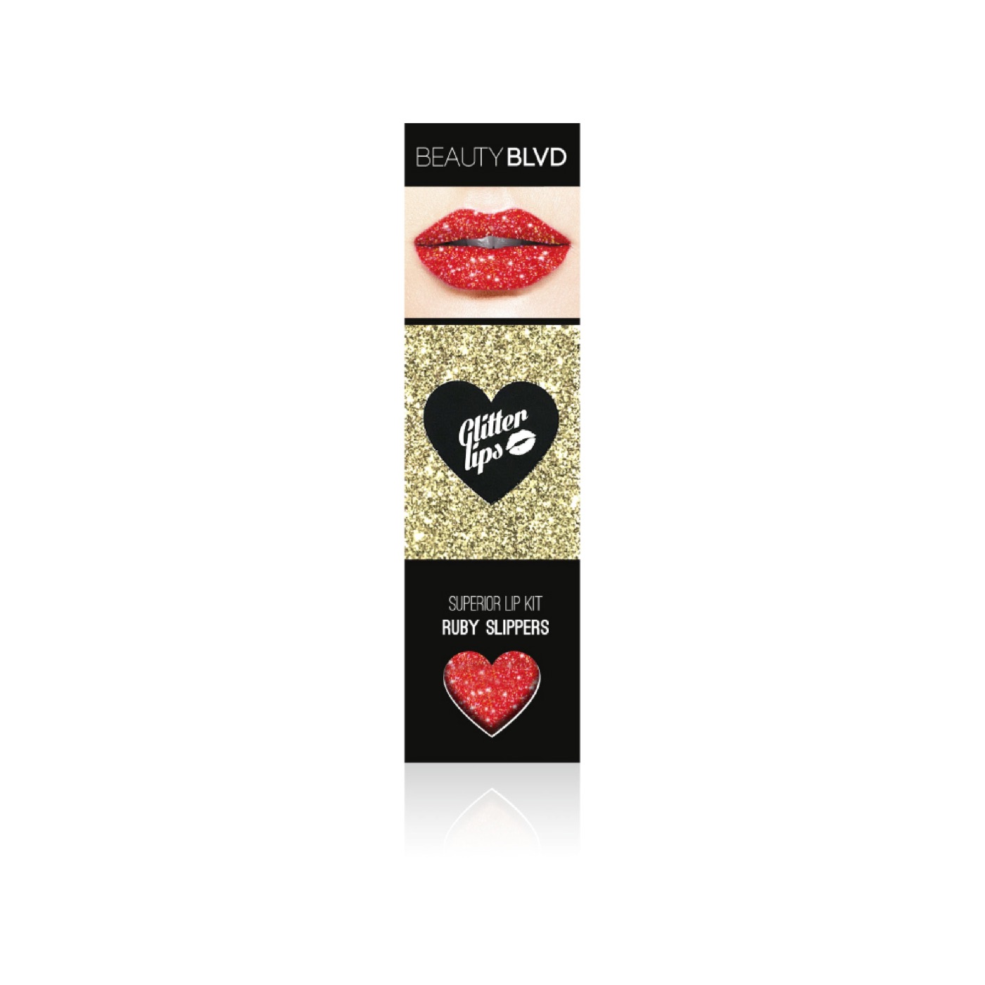 Glitter Lips in Ruby Slippers, Box