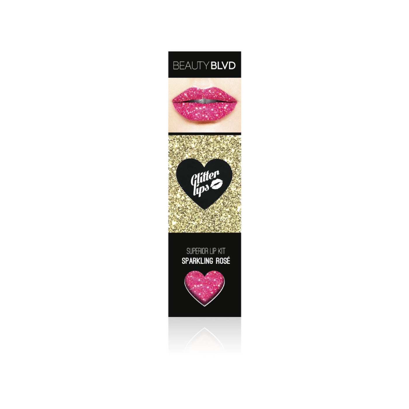 Glitter Lips in Sparkling Rose, Box