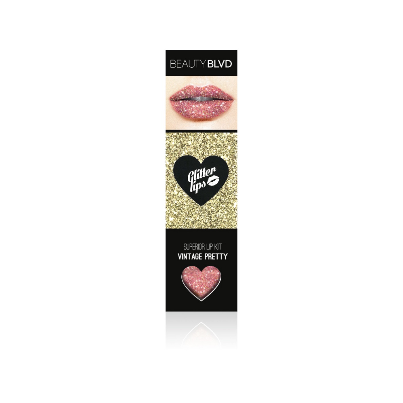 Glitter Lips in Vintage Pretty, Box