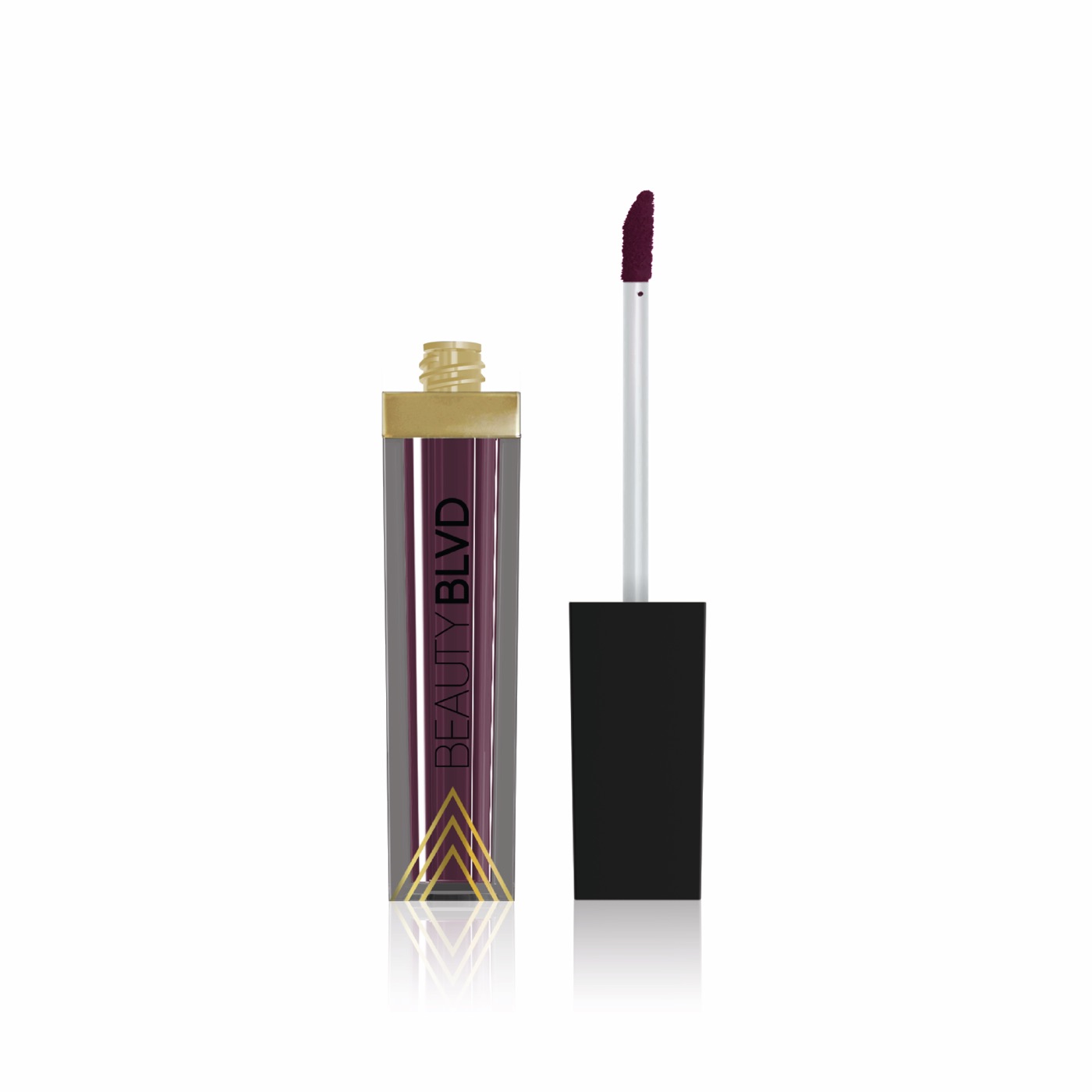 Mattitude Lip Liquid in Poison Junkie, Open Container