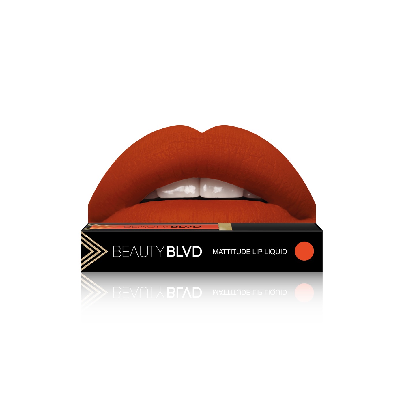 Mattitude Lip Liquid in Rapid Fire, Box