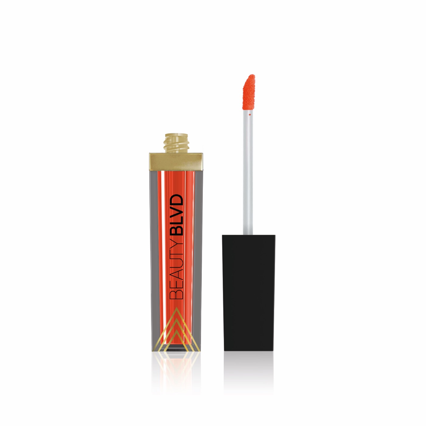 Mattitude Lip Liquid in Rapid Fire, Open Container