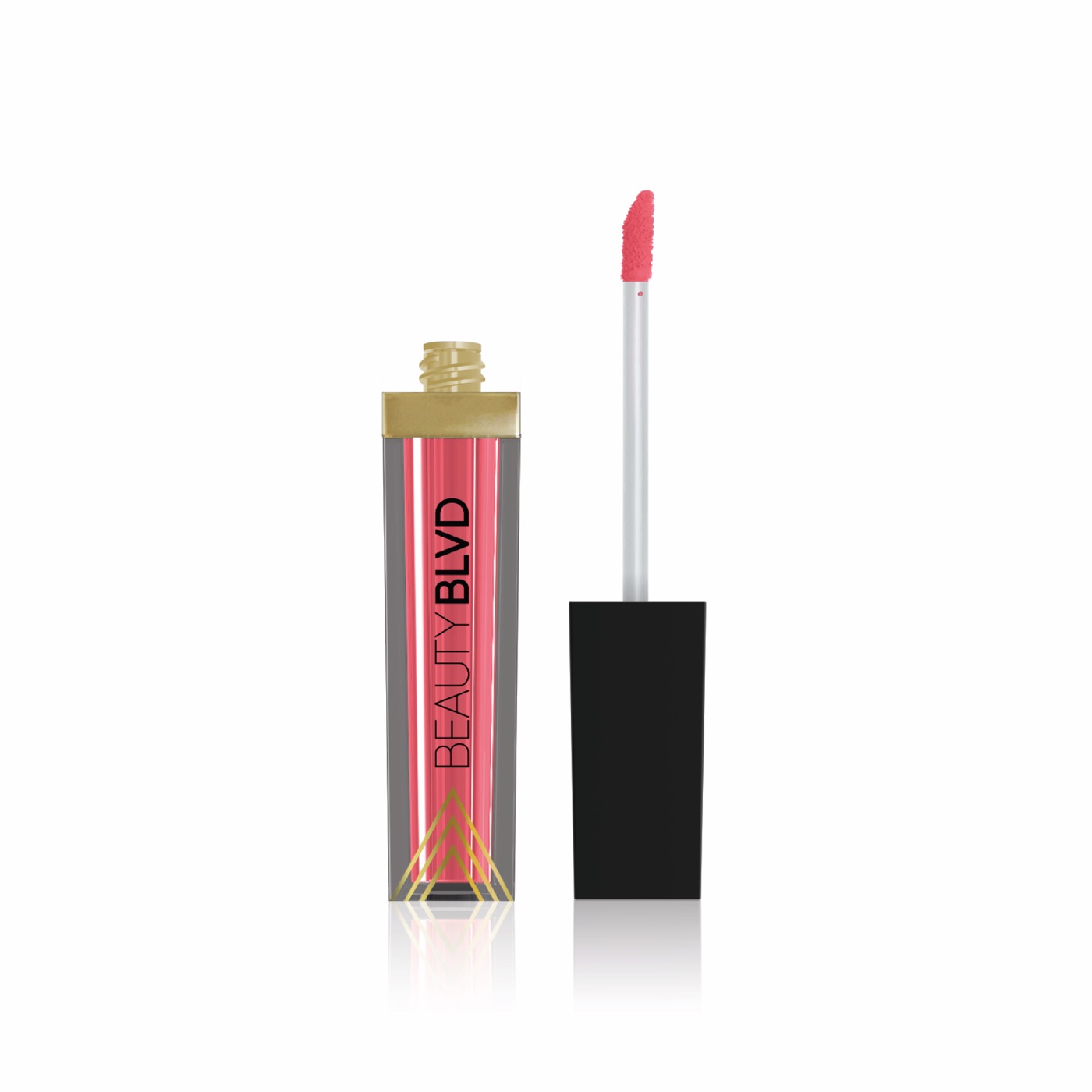 Mattitude Lip Liquid in Tansy, Open Container